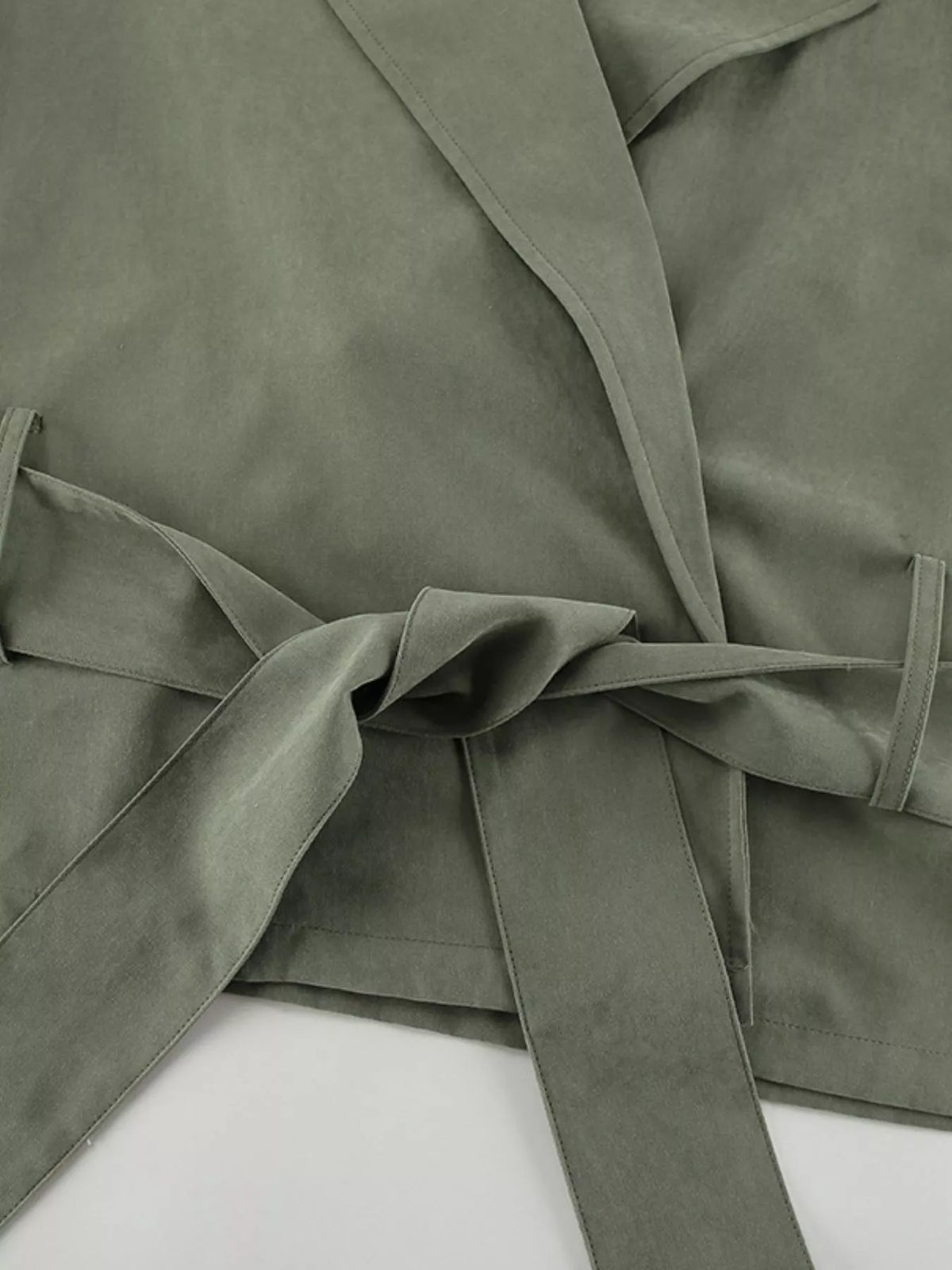 Trench Maëlle court ceinturé – photo produit 9