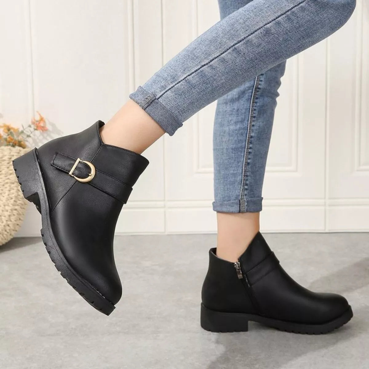 Bottines Callie à boucle – photo produit 3