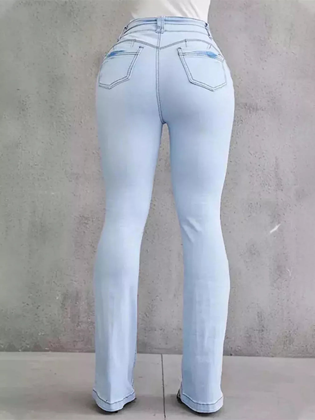 Jean Adélie flare grande taille – photo produit 2