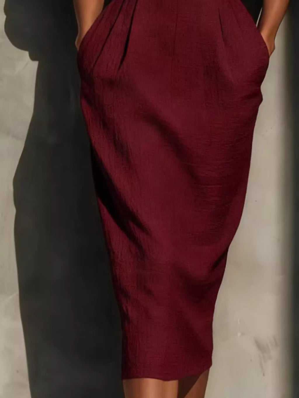 Robe – Mélina midi col grande taille – photo produit 6