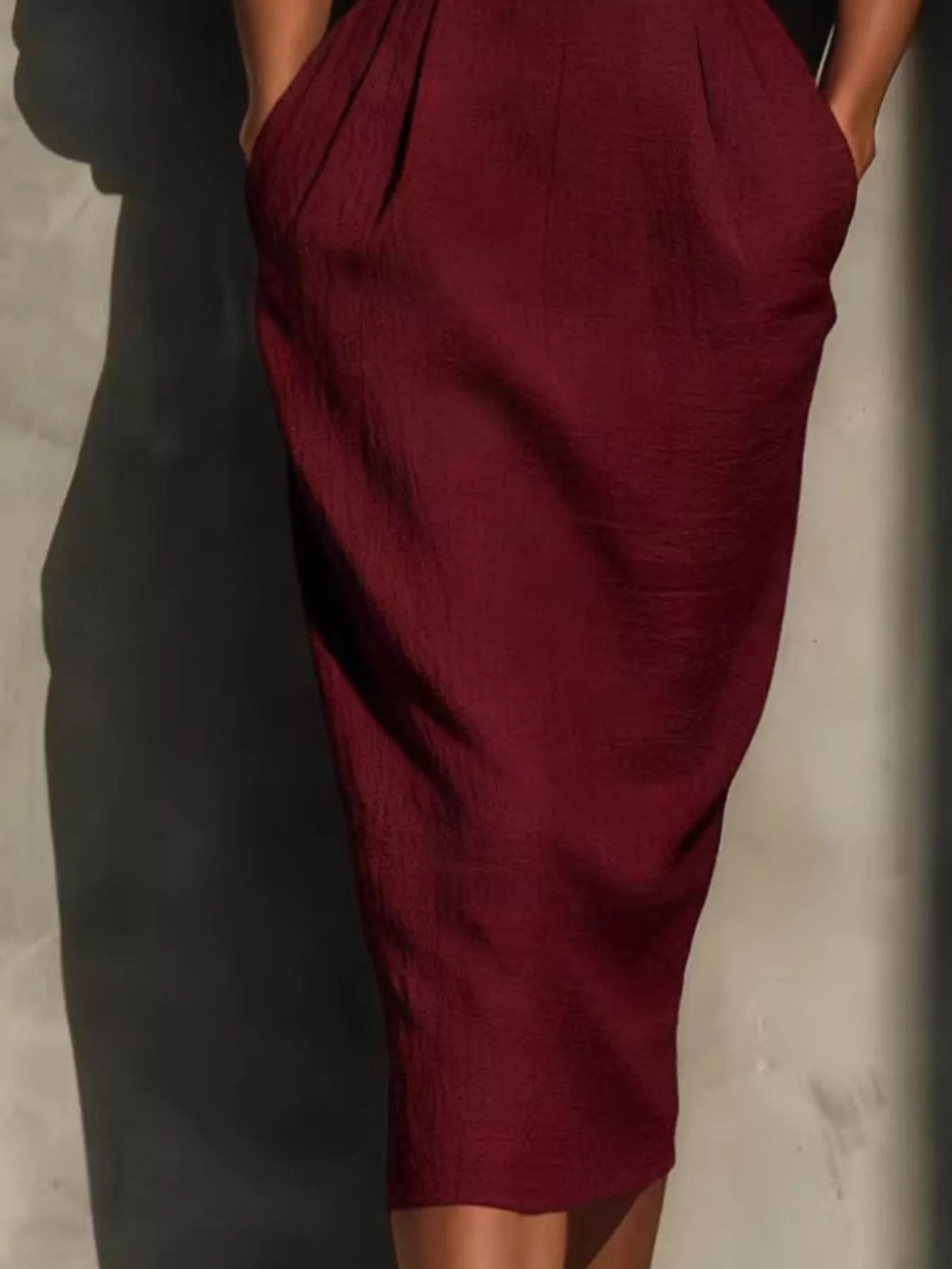 Robe – Mélina midi col grande taille – photo produit 6