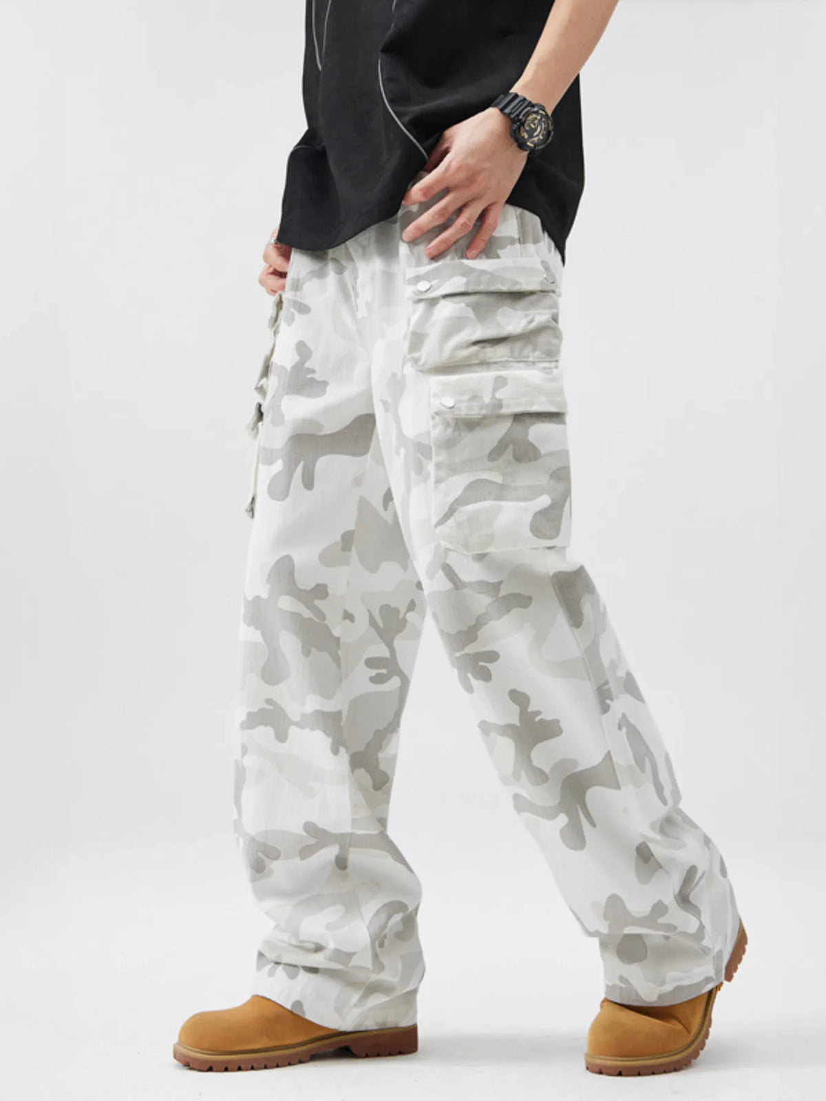 Pantalon Adémar cargo camouflage – photo produit 2