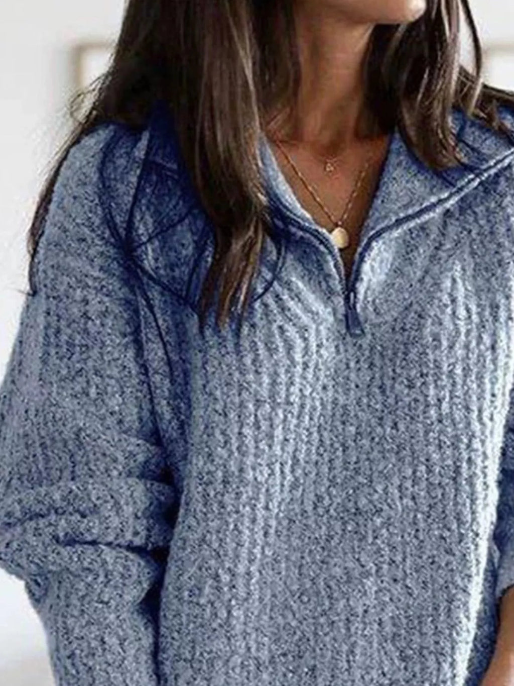 Pull Elsa demi-zip – photo produit 6