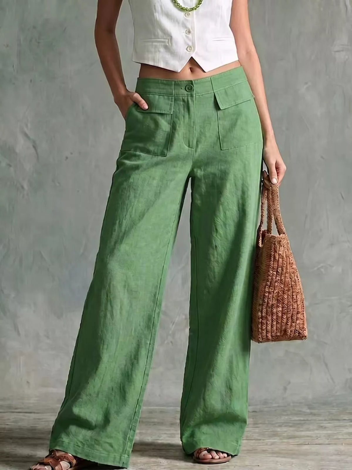 Pantalon Yara large fluide – photo produit 1