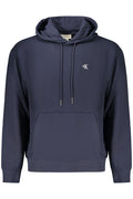 CALVIN KLEIN MEN'S BLUE ZIP-UP SWEATSHIRT