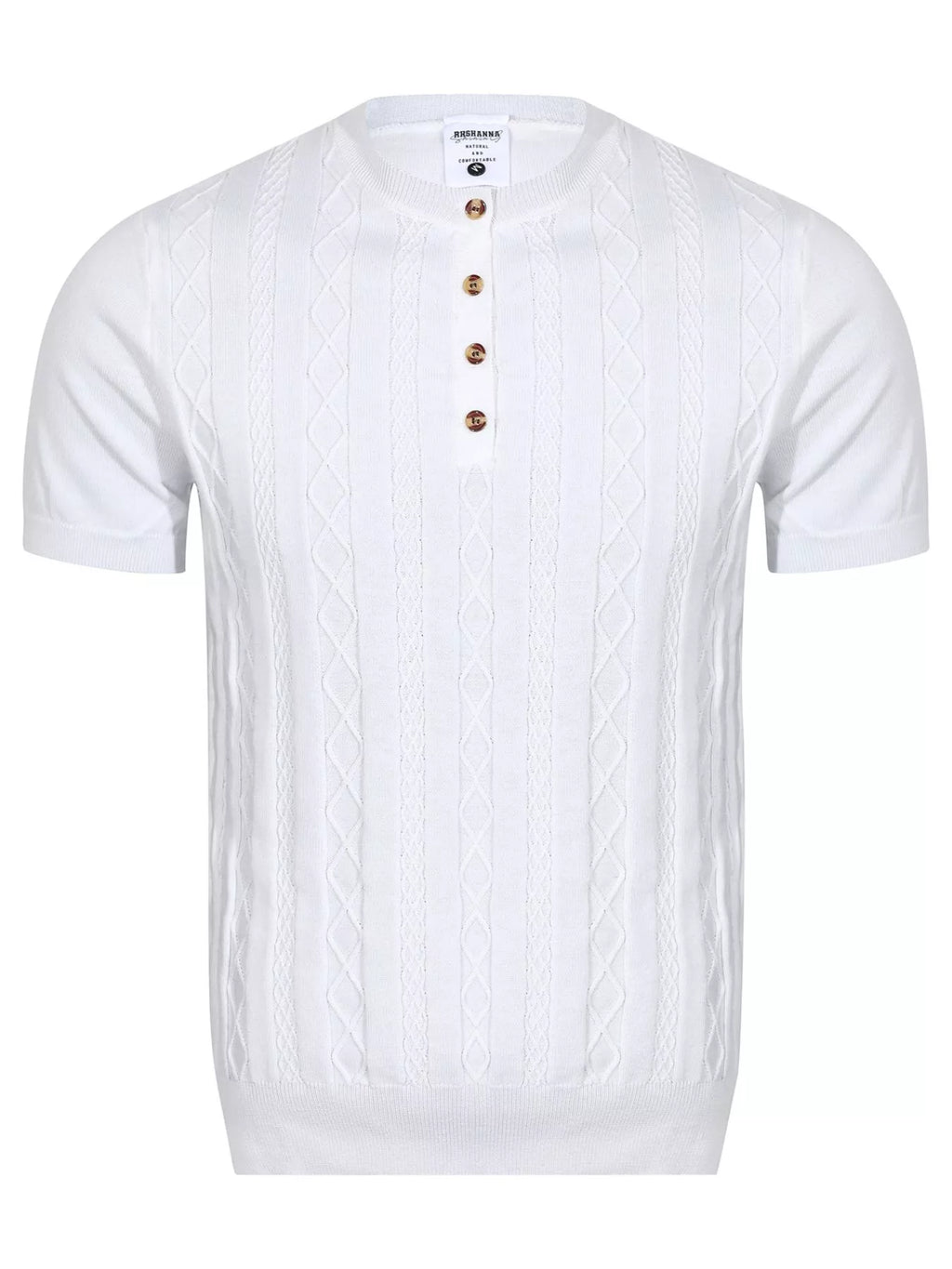 Polo Maël – maille torsadée – photo produit 1