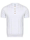 Polo Maël – maille torsadée – photo produit 1