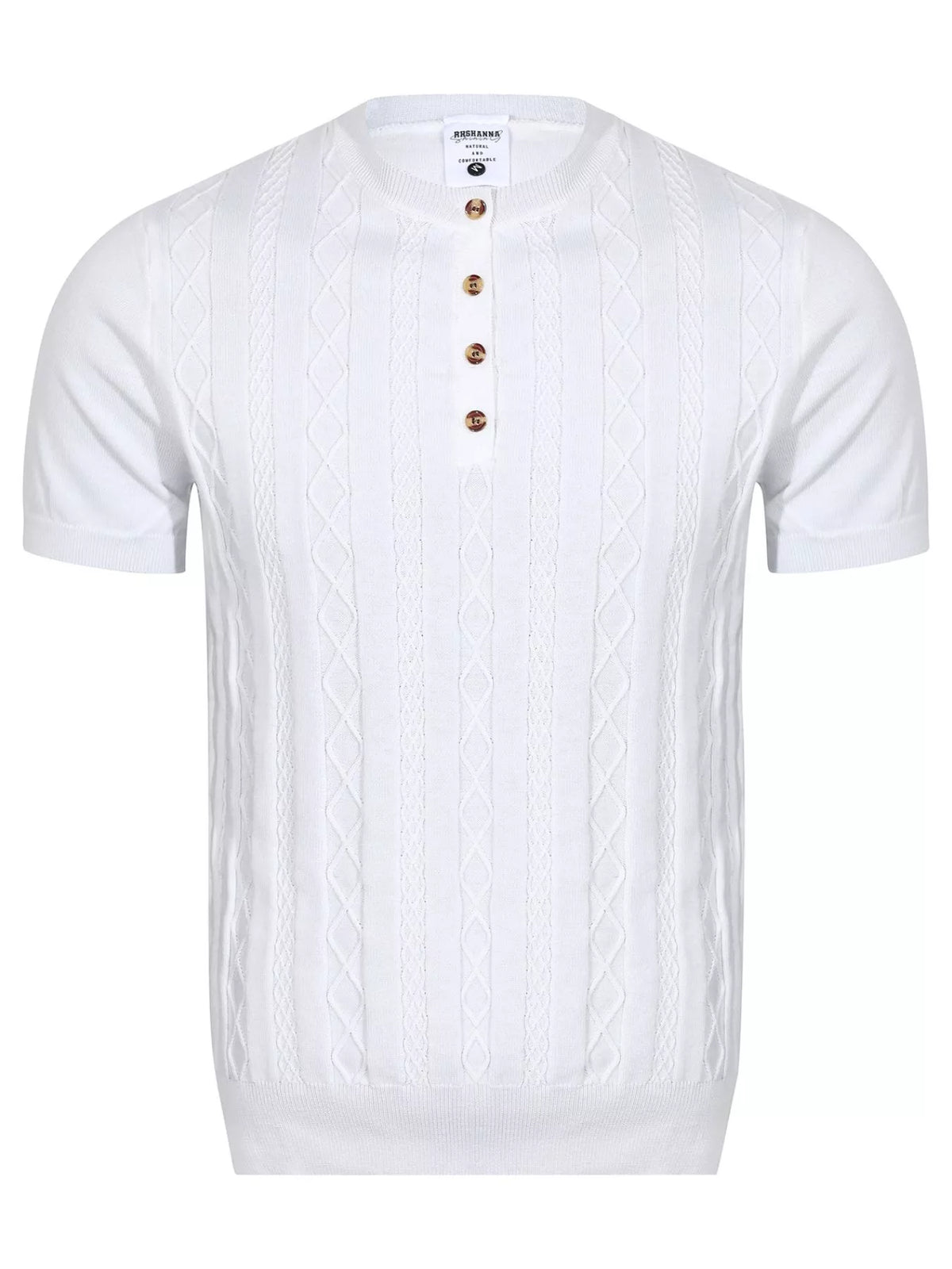 Polo Maël – maille torsadée – photo produit 1