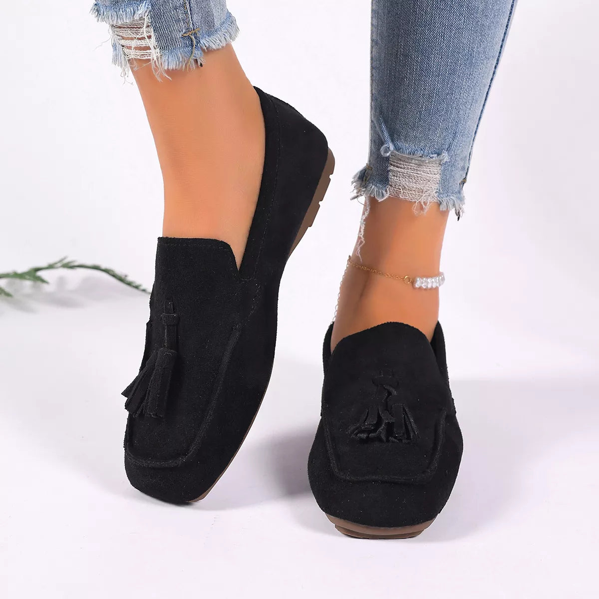 Mocassins Léon en suédine – photo produit 1