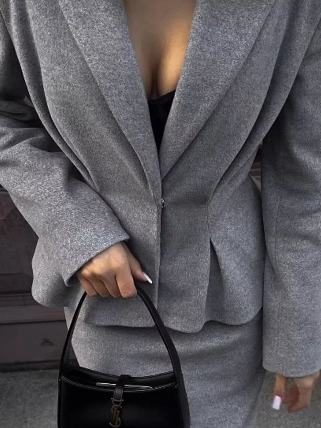 Ensemble Giulia blazer péplum et jupe – photo produit 6