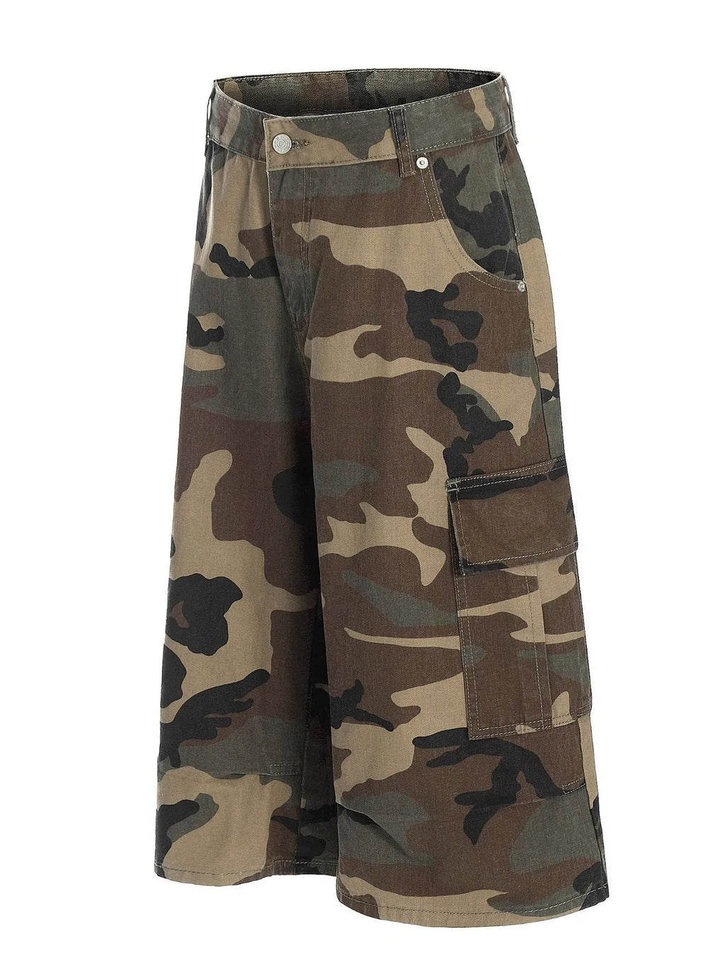 Short Tilio – cargo camouflage oversize – photo produit 2