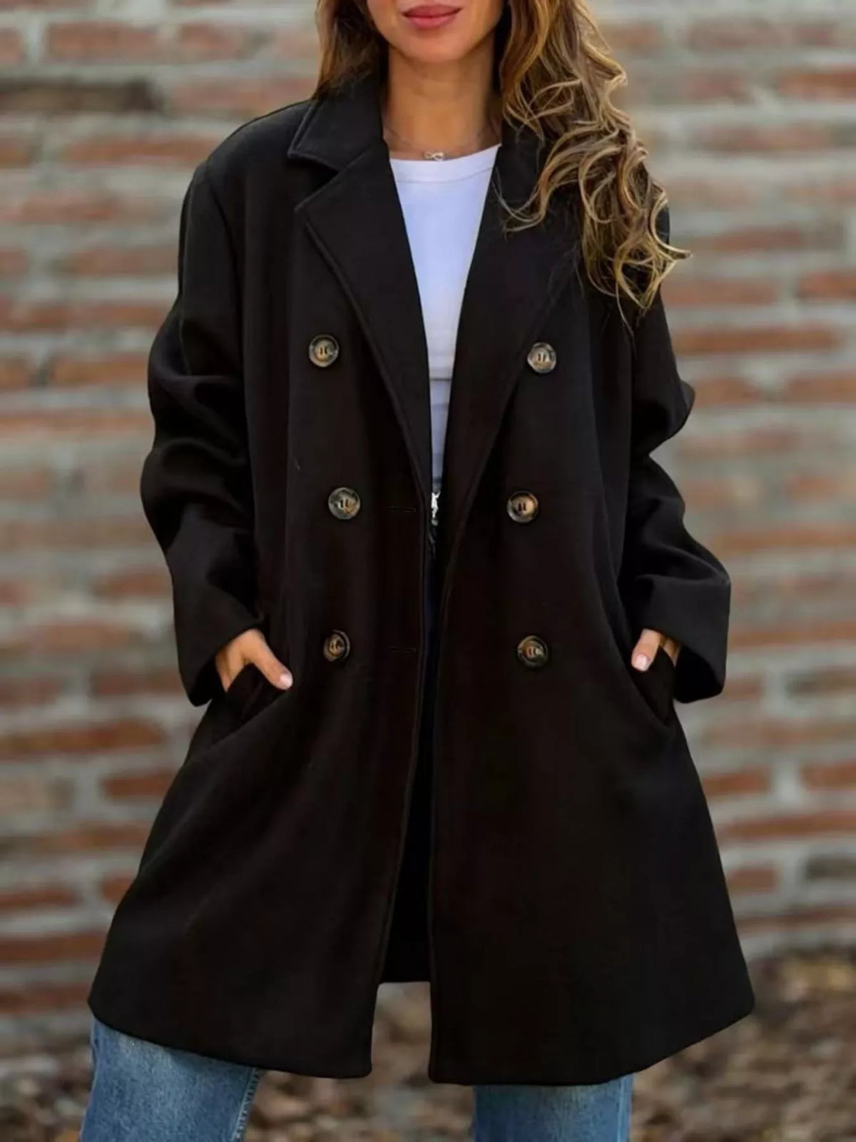 Manteau Solange croisé grande taille – photo produit 6