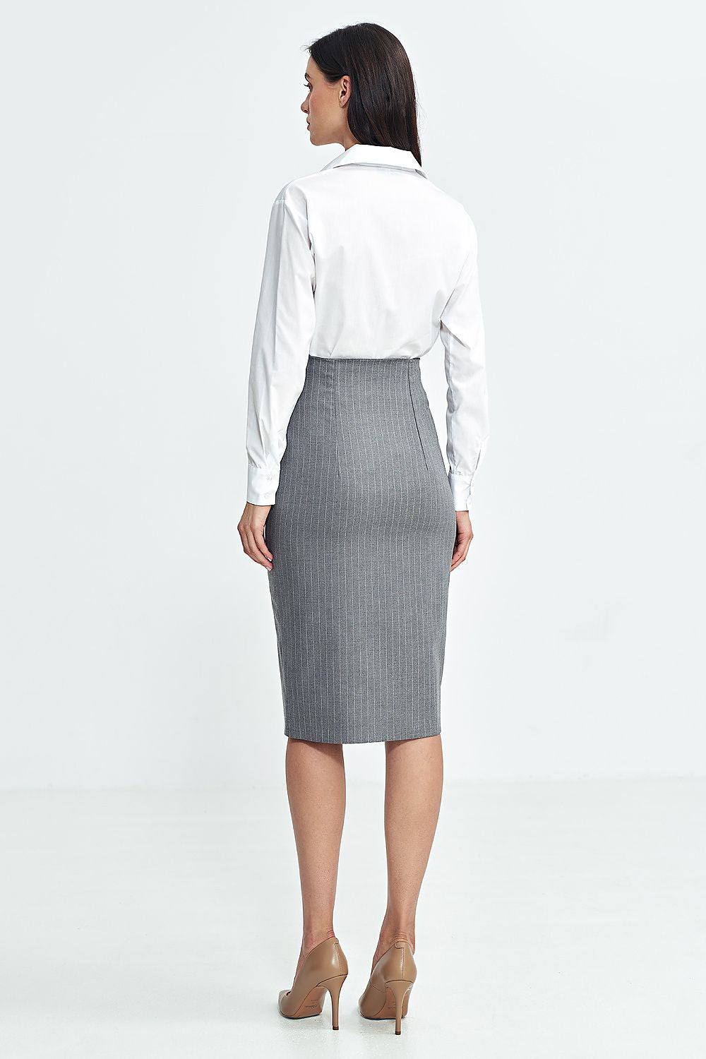 Jupe Alméline midi rayée – photo produit 7