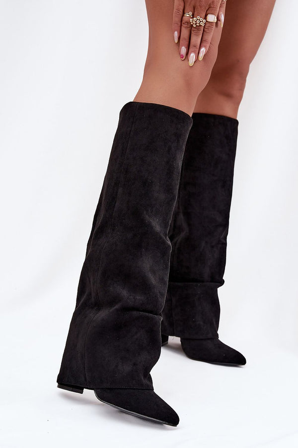 Bottes Kérélis à revers et talon colonne