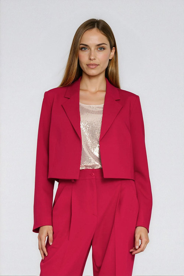 Savenya – Cropped Red Blazer by Nife