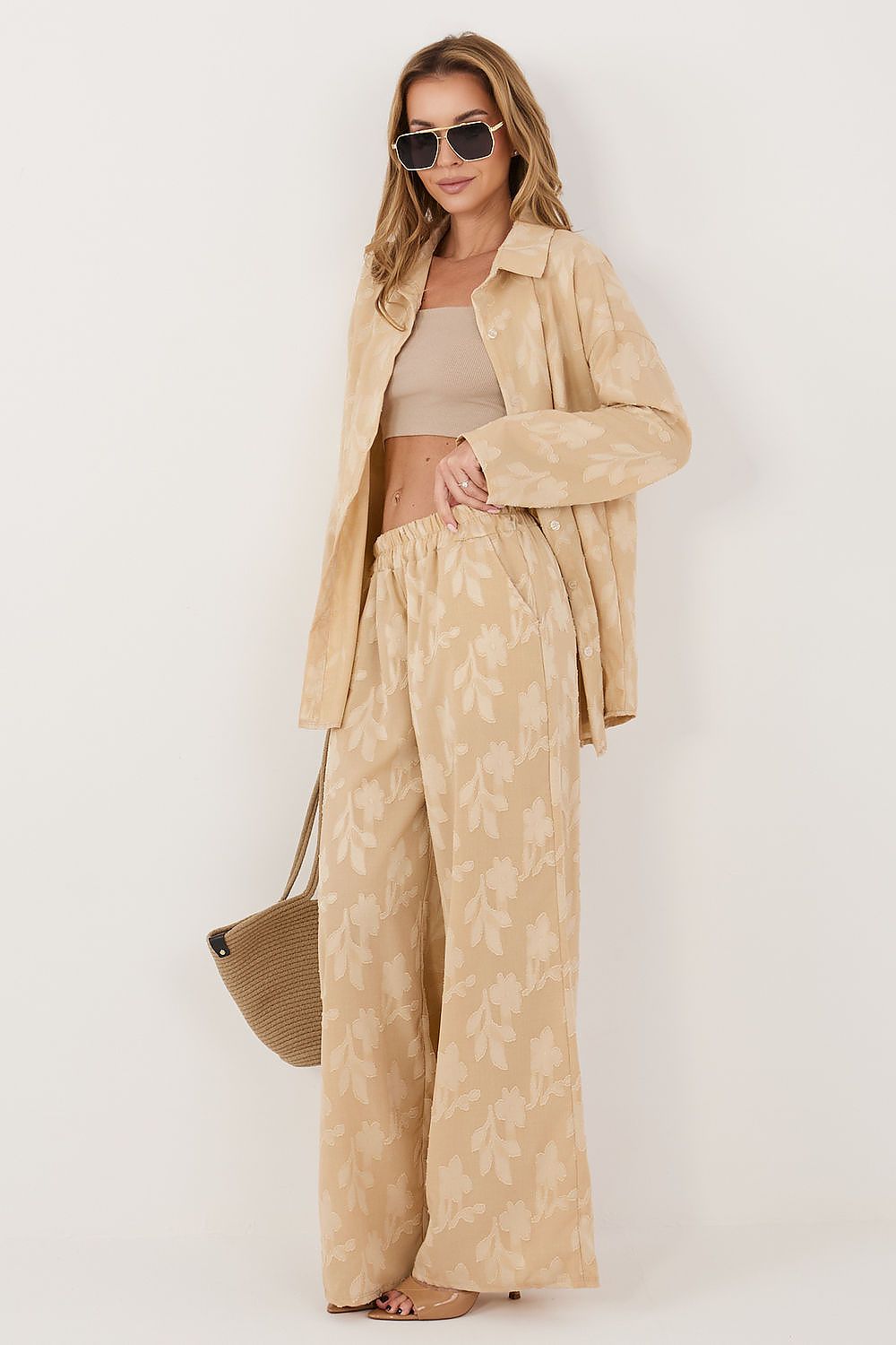 Ensemble chemise & pantalon large – photo produit 8