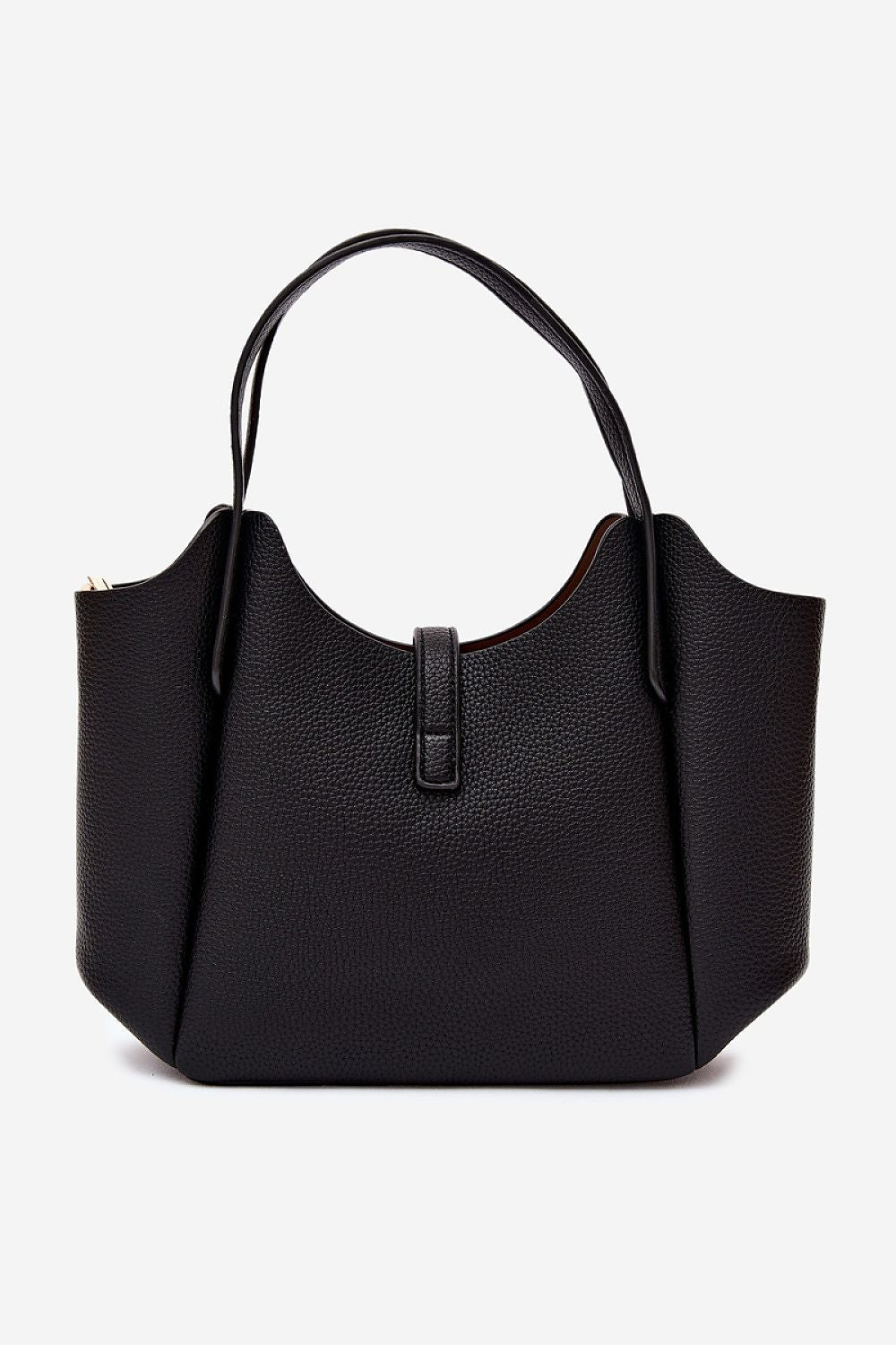 Sac Amarys en éco-cuir noir – vue produit 2