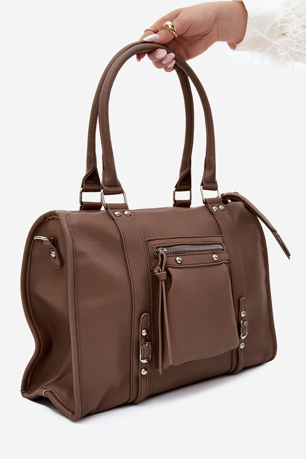 Sac Solveig grand format taupe – vue produit 2