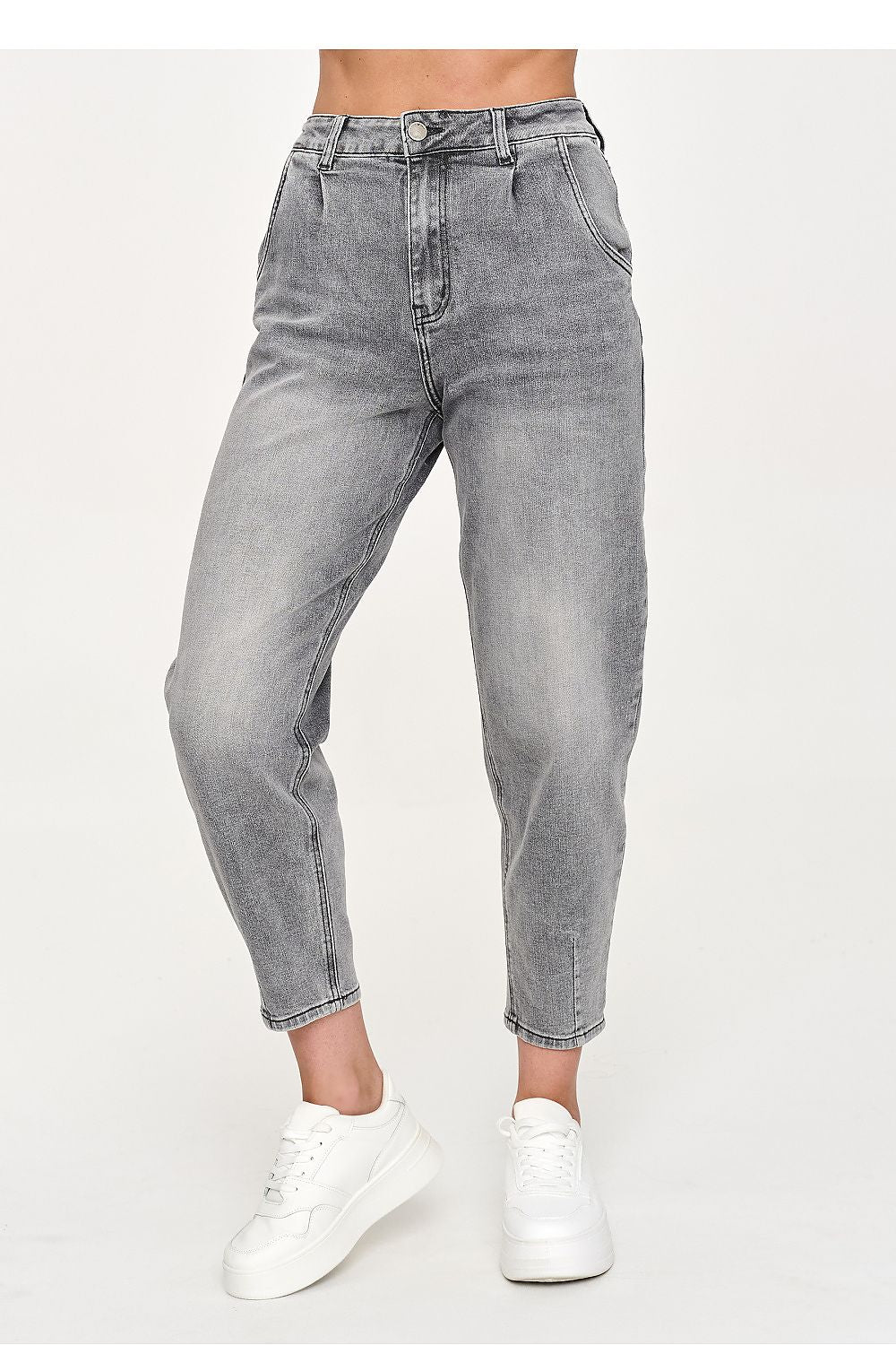 Jean Éléane mom fit gris – Nolyah Paris