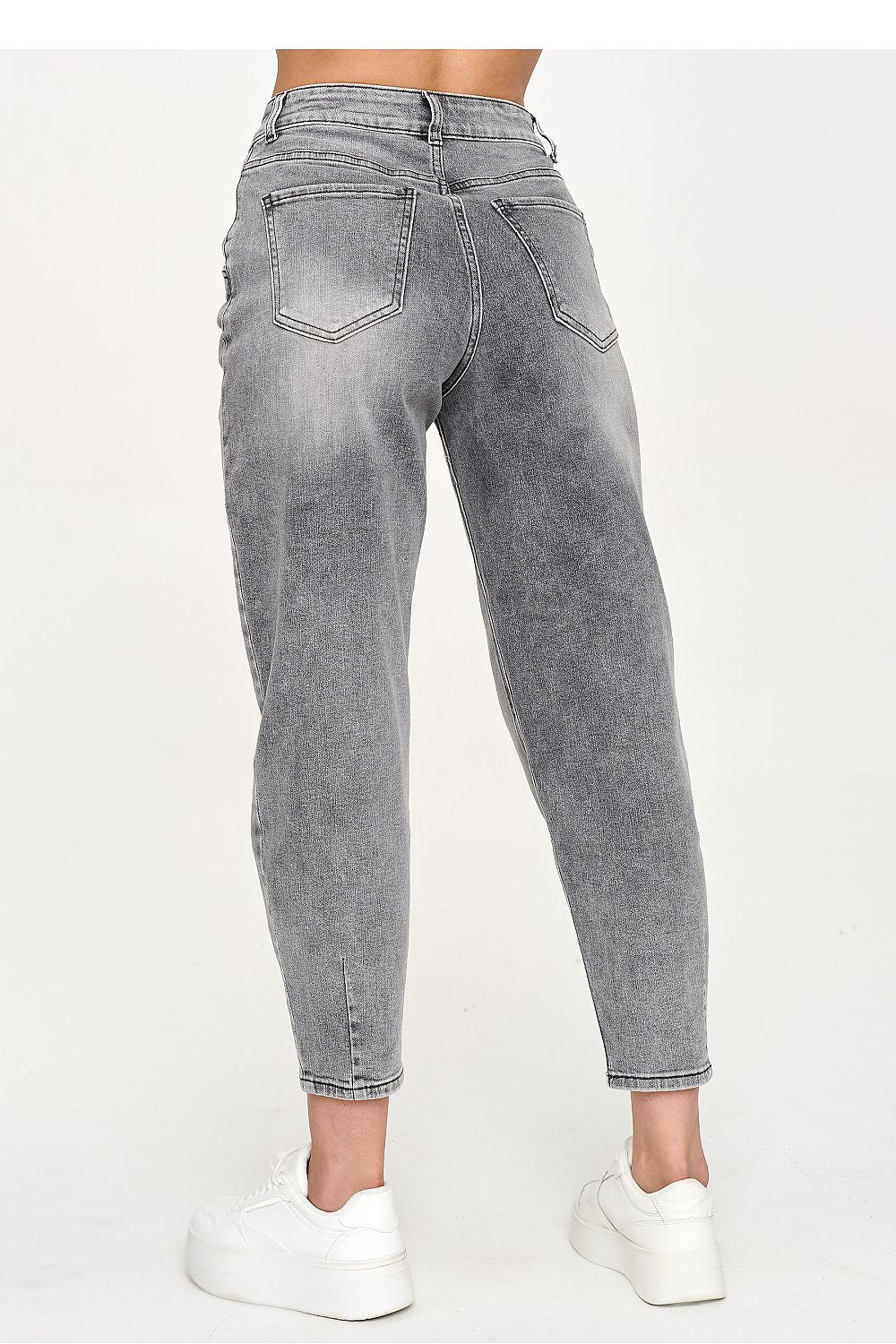 Jean Éléane mom fit gris – Nolyah Paris