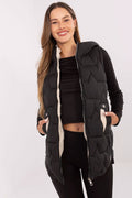 Gilet matelassé à capuche – photo produit 1