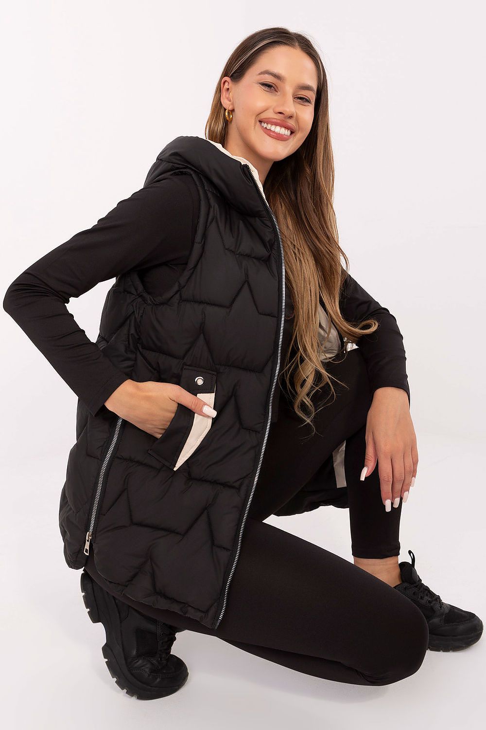 Gilet matelassé à capuche – photo produit 2