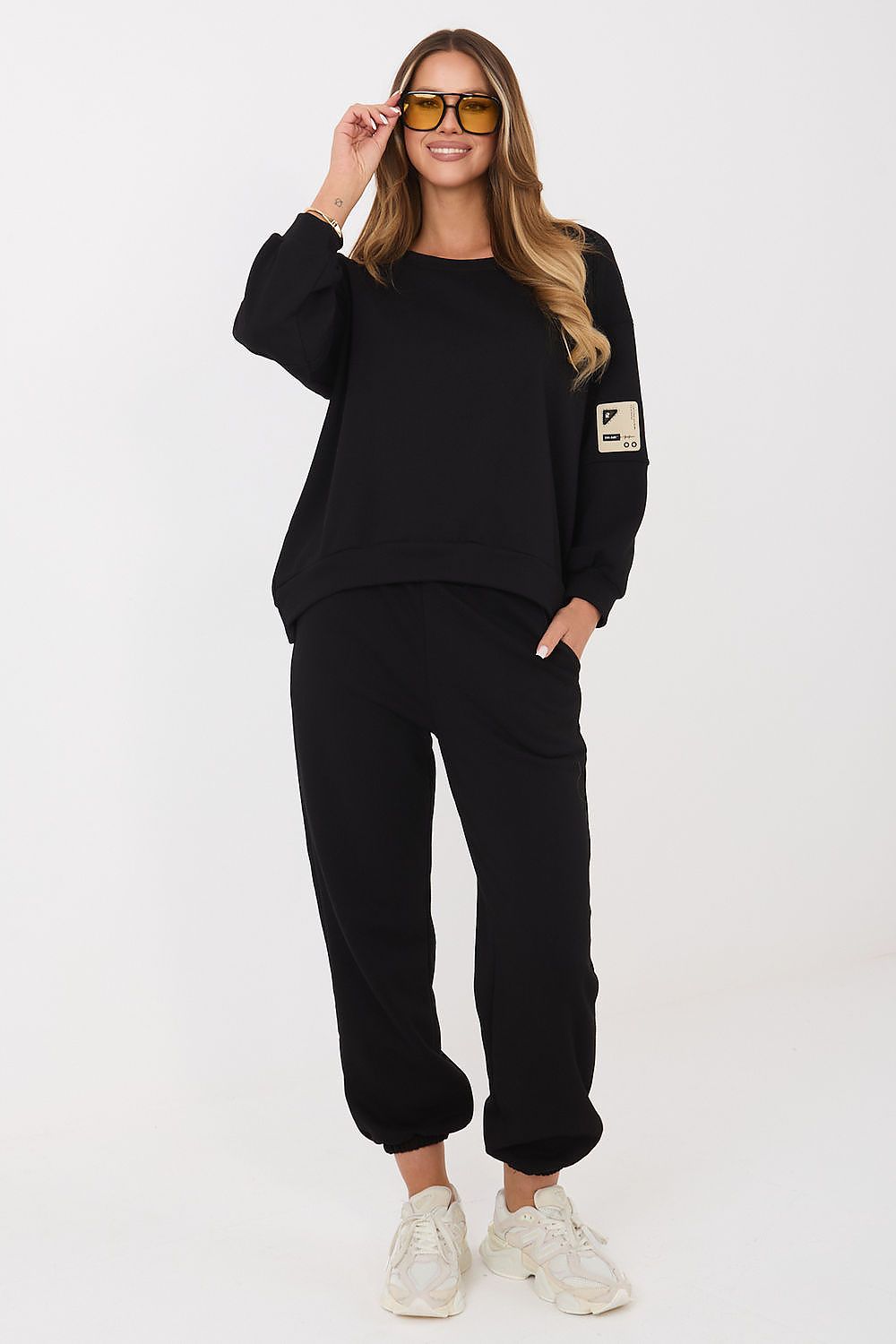 Ensemble Solaya noir sweat et pantalon – Nolyah Paris