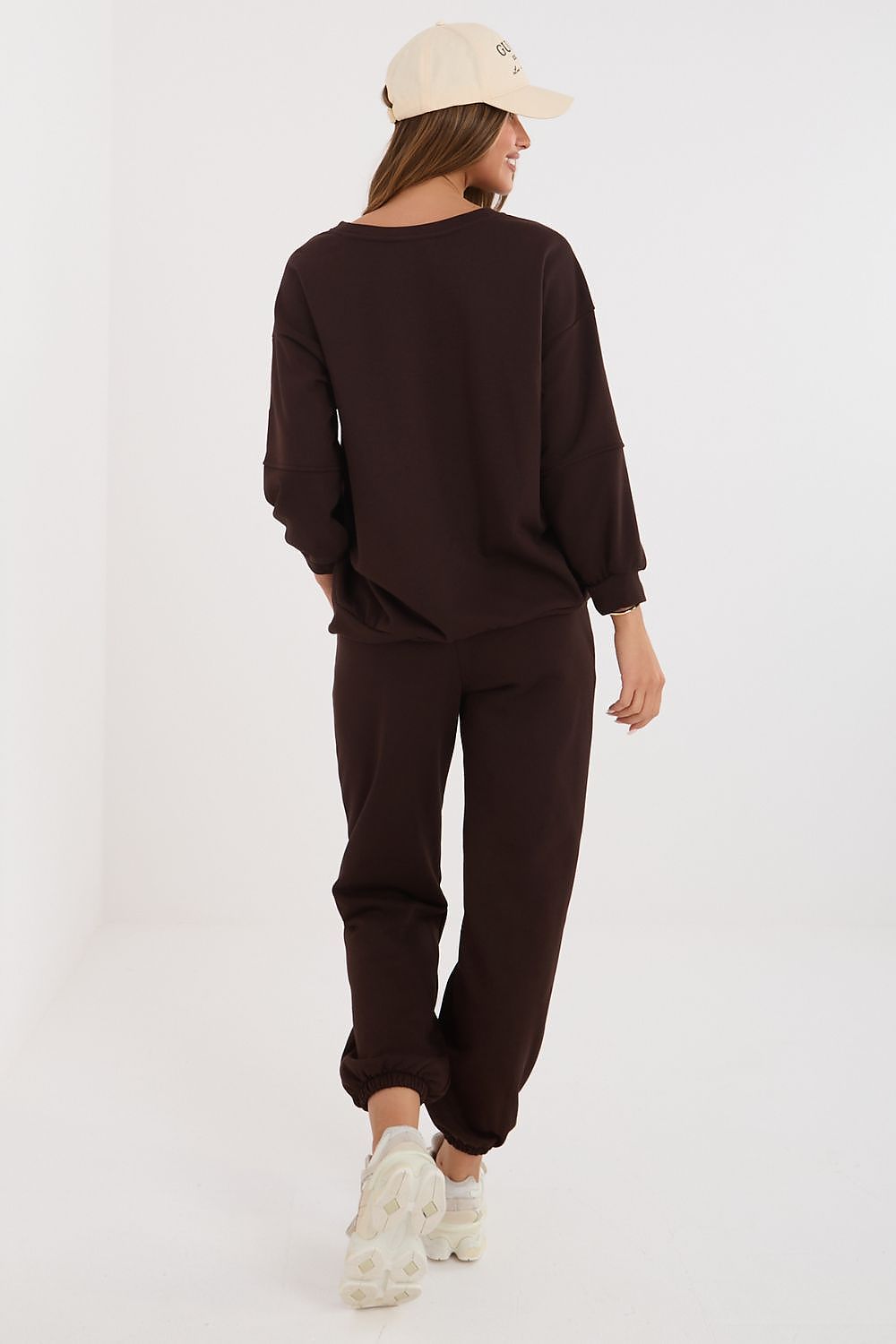 Ensemble Solaya marron sweat et pantalon – Nolyah Paris
