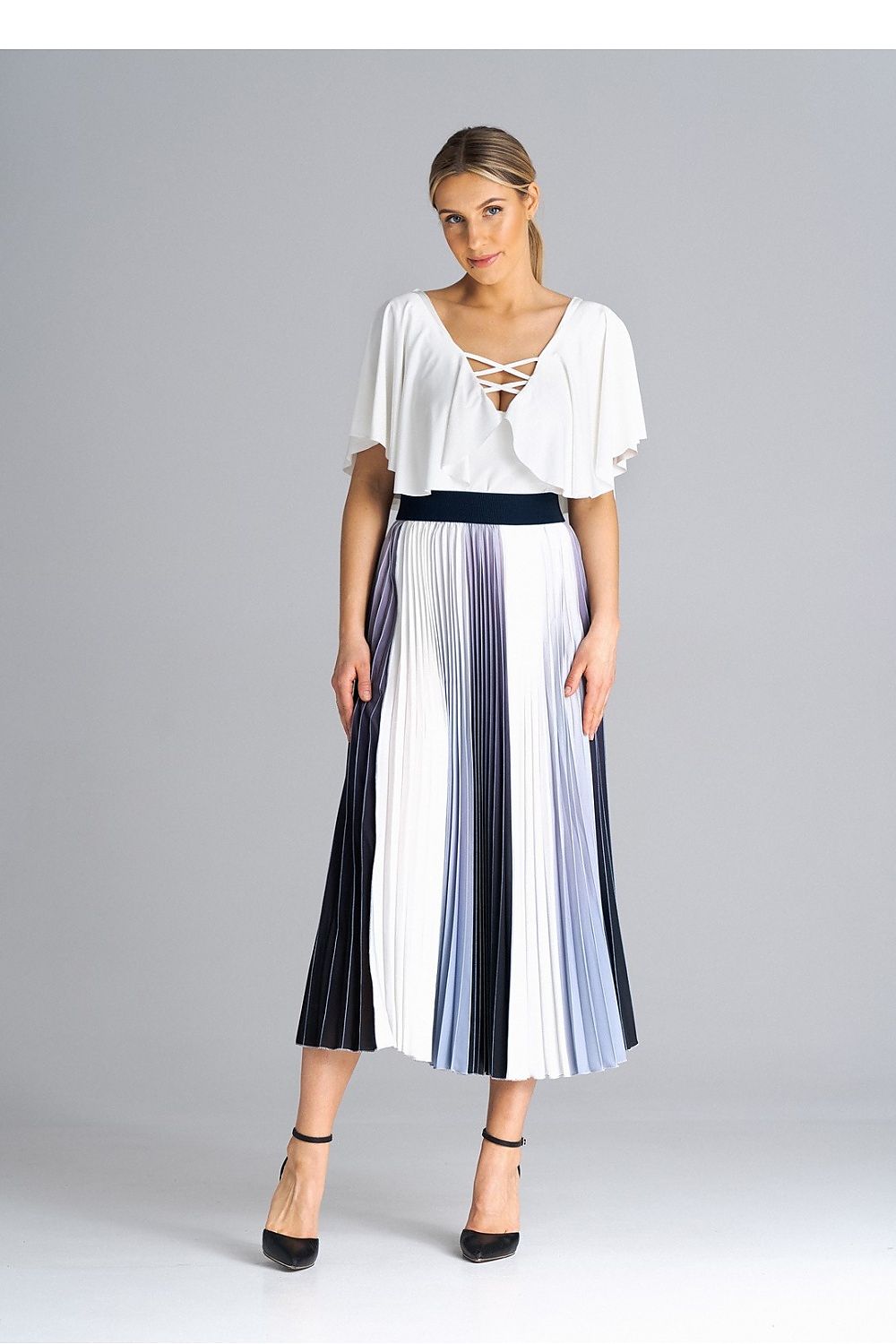 Jupe Dovélia midi plissée – photo produit 4