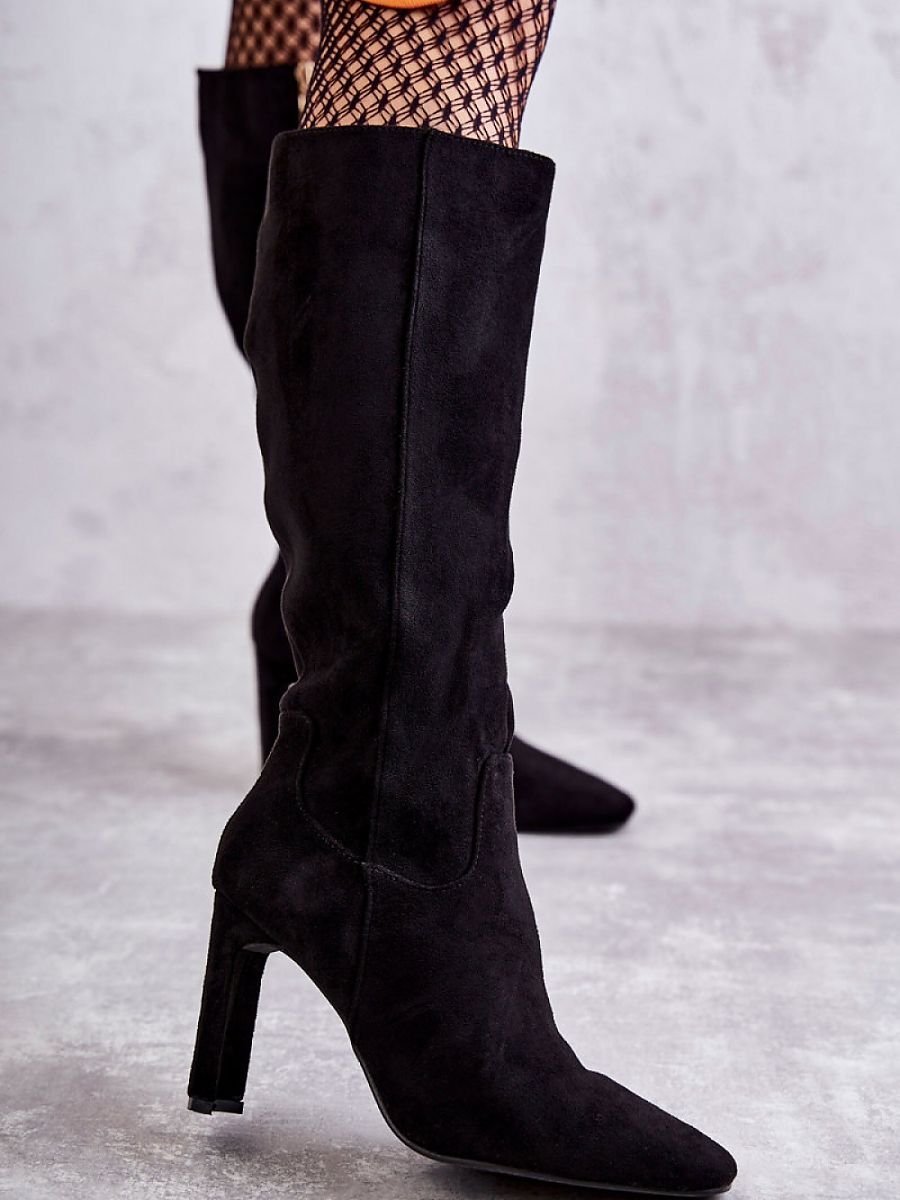 Romane High-Heel Knee Boots