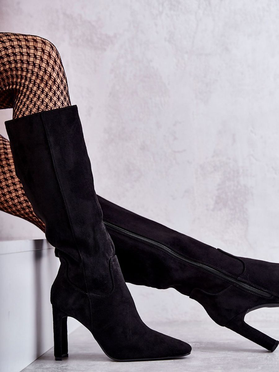 Romane High-Heel Knee Boots