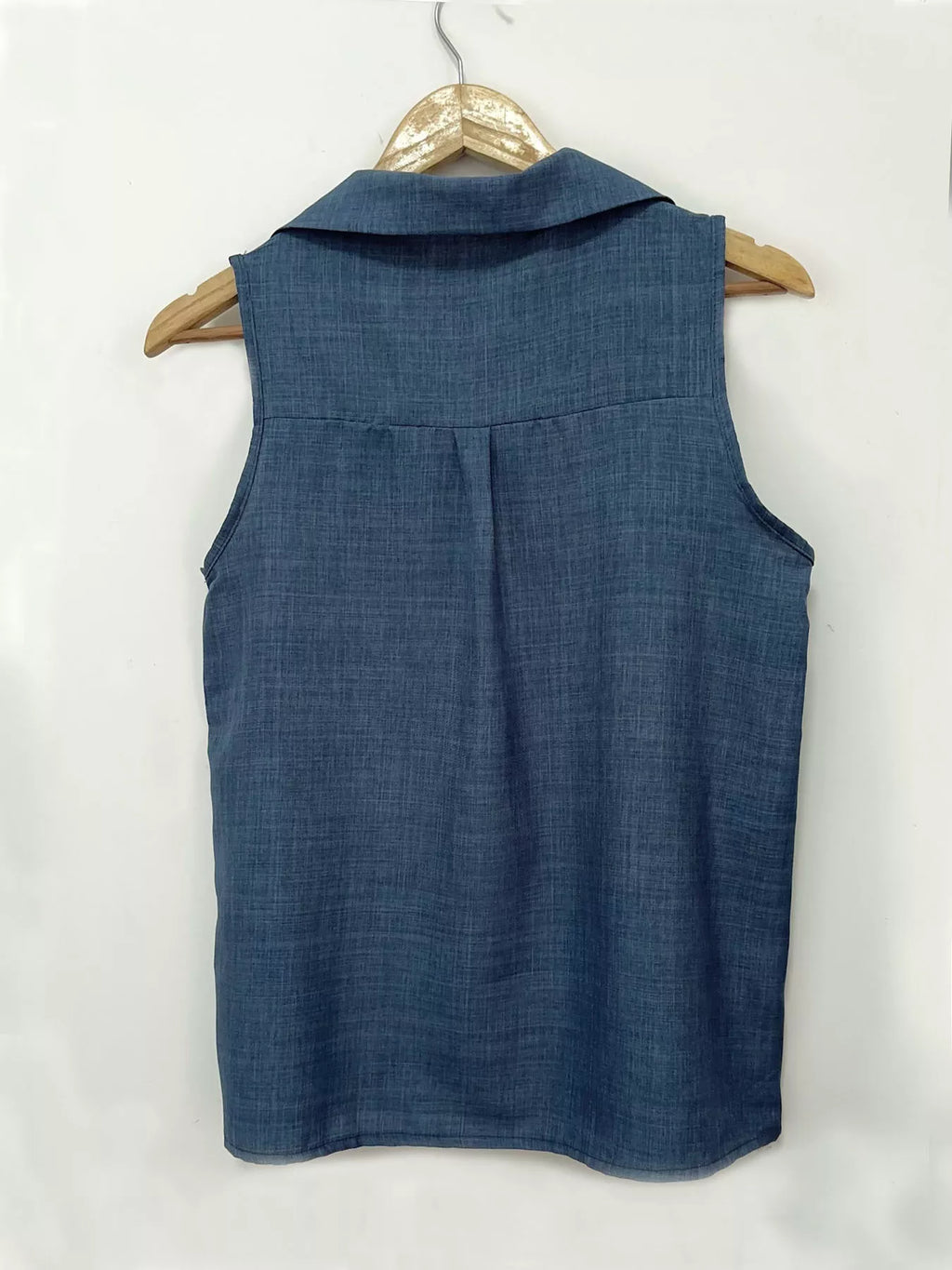 Top – Amalia boutonné col grande taille – photo produit 2