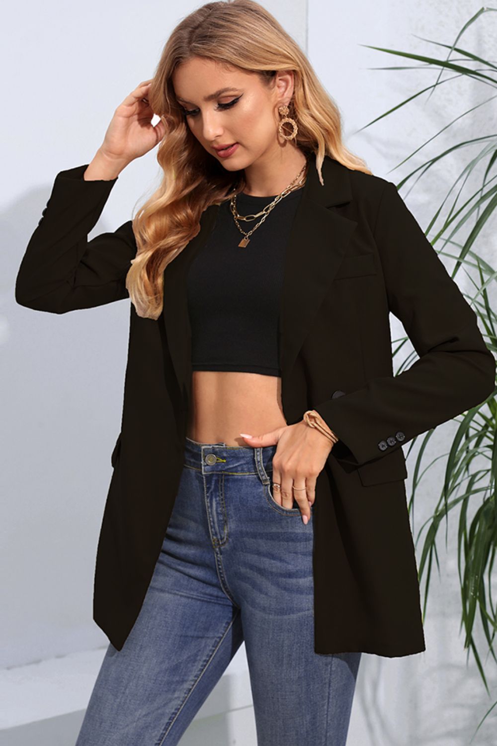 Blazer Nahla col cranté – photo produit 7