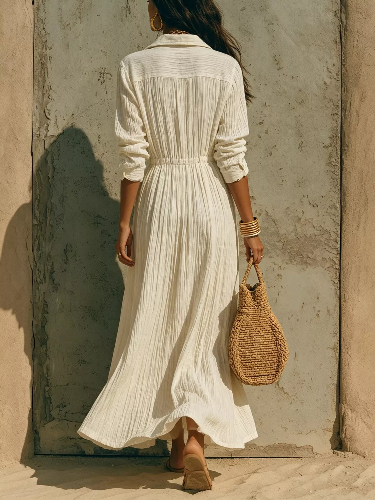 Robe longue Belinda grande taille – photo produit 9