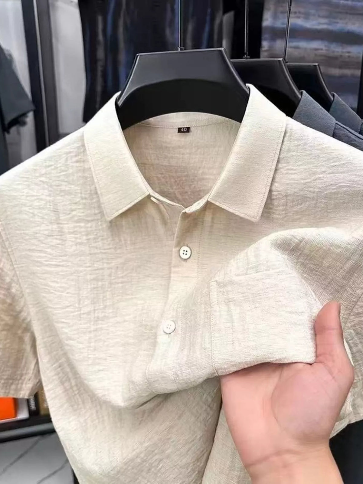 Chemise Noam – texturée – photo produit 3