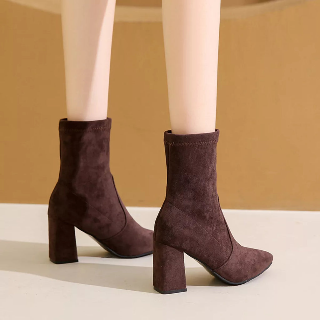 Bottines Tess à talon carré – photo produit 8