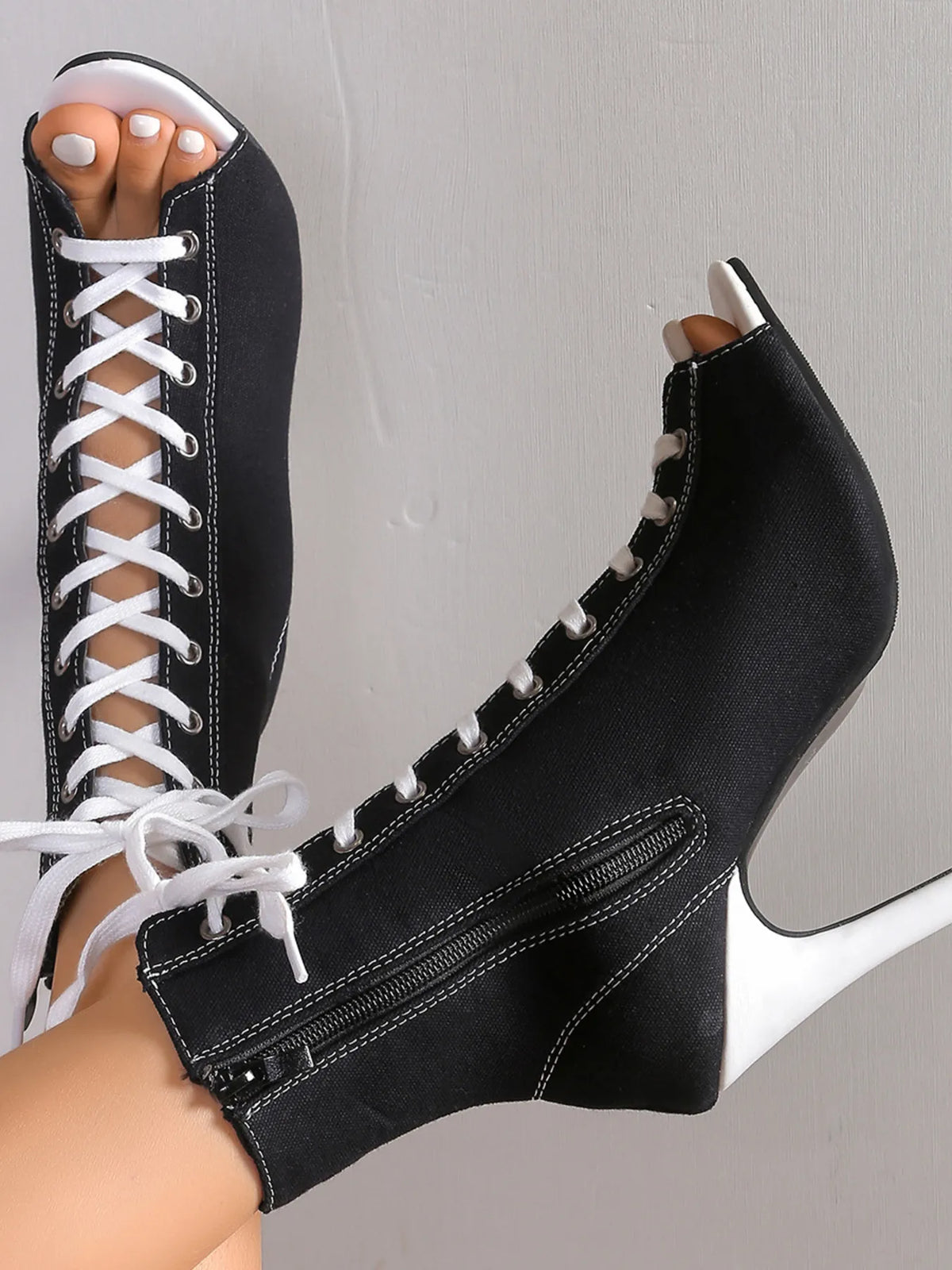 Bottines Aïcha à lacets – photo produit 5