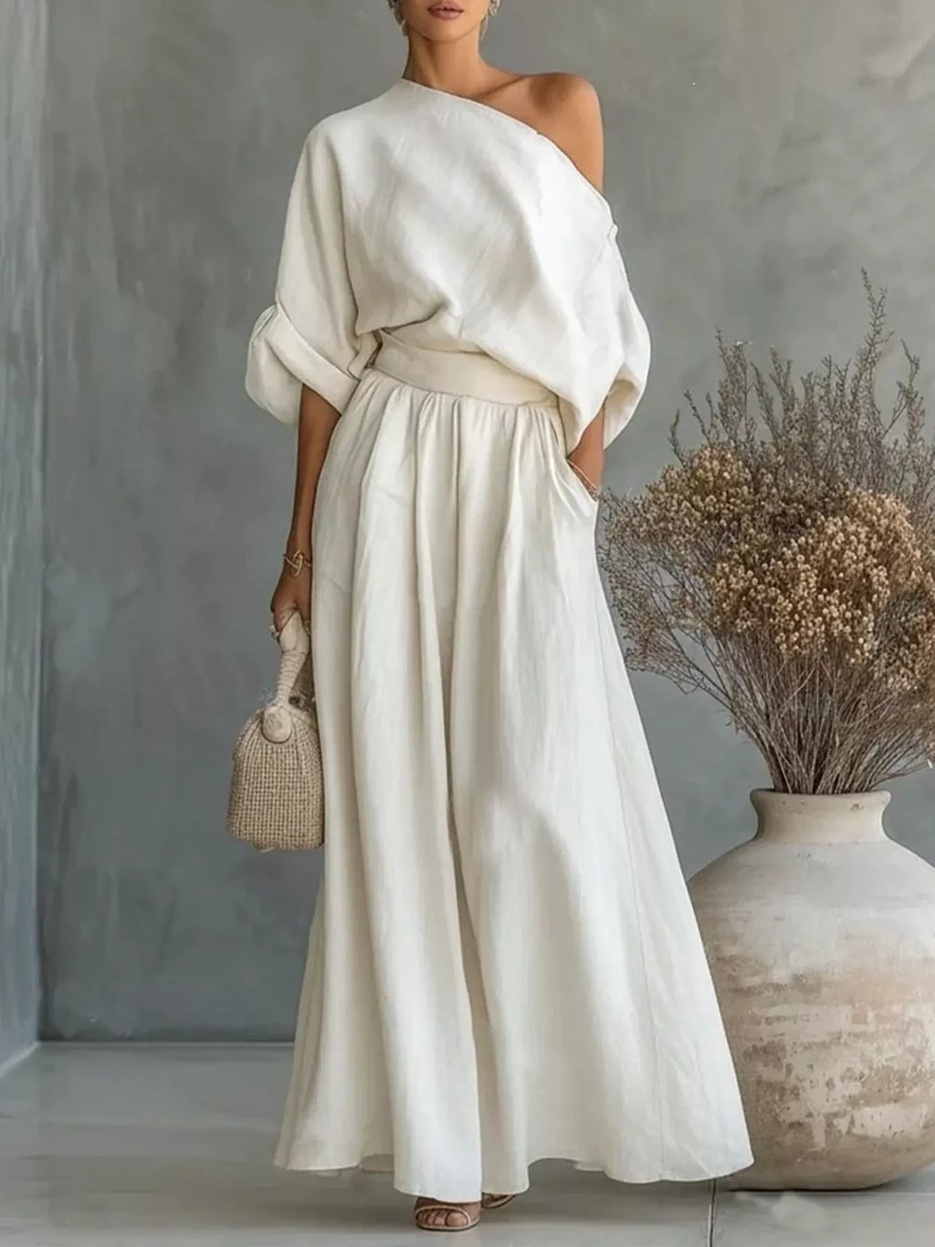 Ensemble Nélia épaule dénudée – photo produit 1