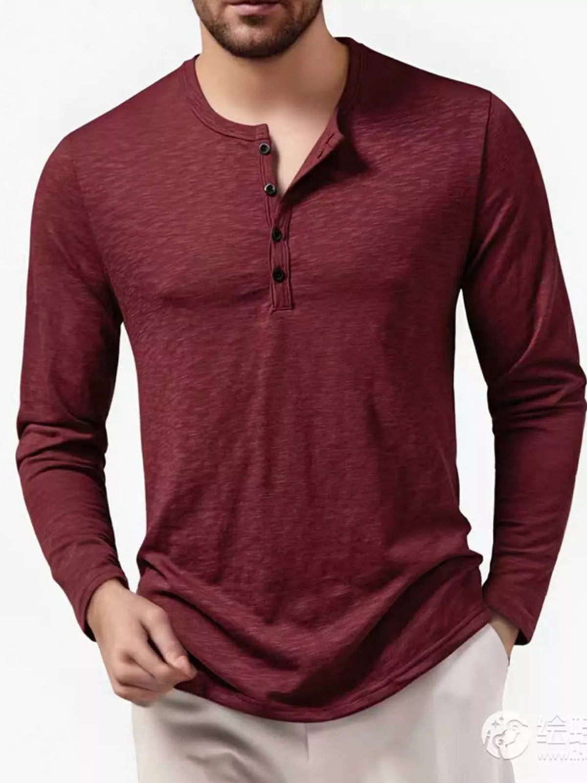 T-shirt Hugo – Henley – photo produit 4