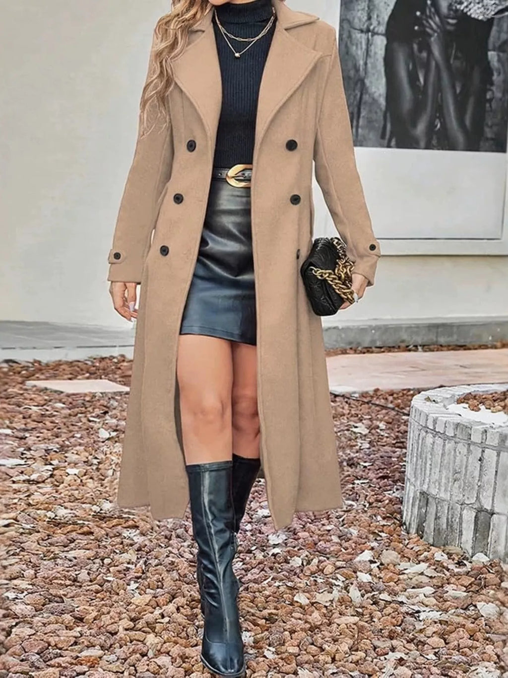 Trench Margaux long grande taille – photo produit 1
