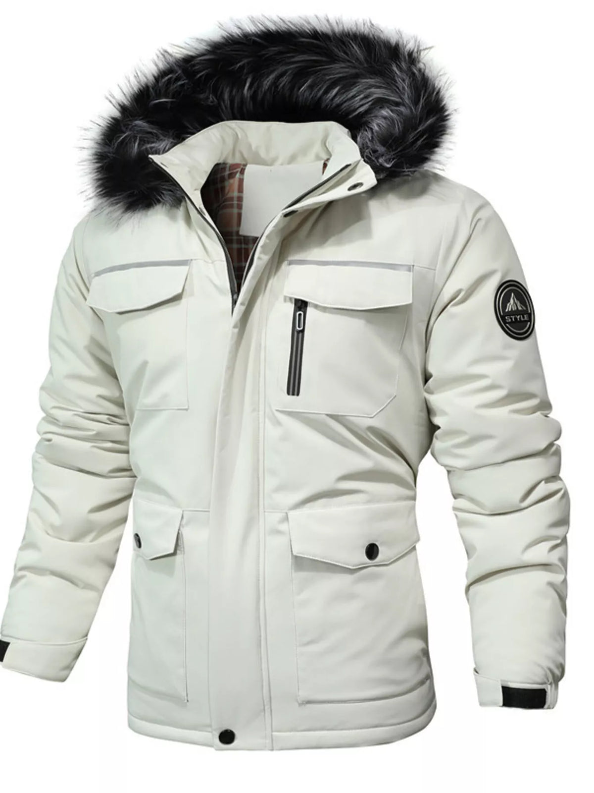 Parka Naël – capuche fourrée – photo produit 2