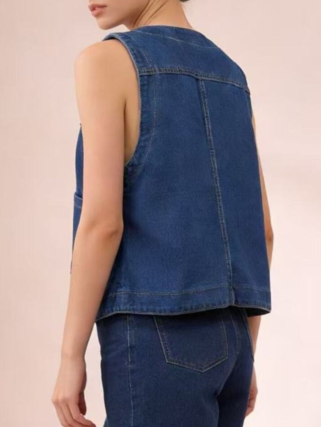 Gilet Aurore en jean – photo produit 10