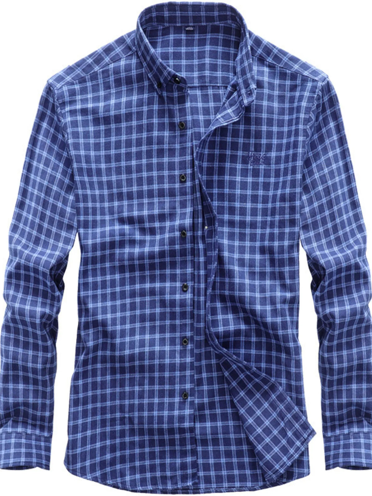 Chemise Alaric à carreaux grande taille – photo produit 2
