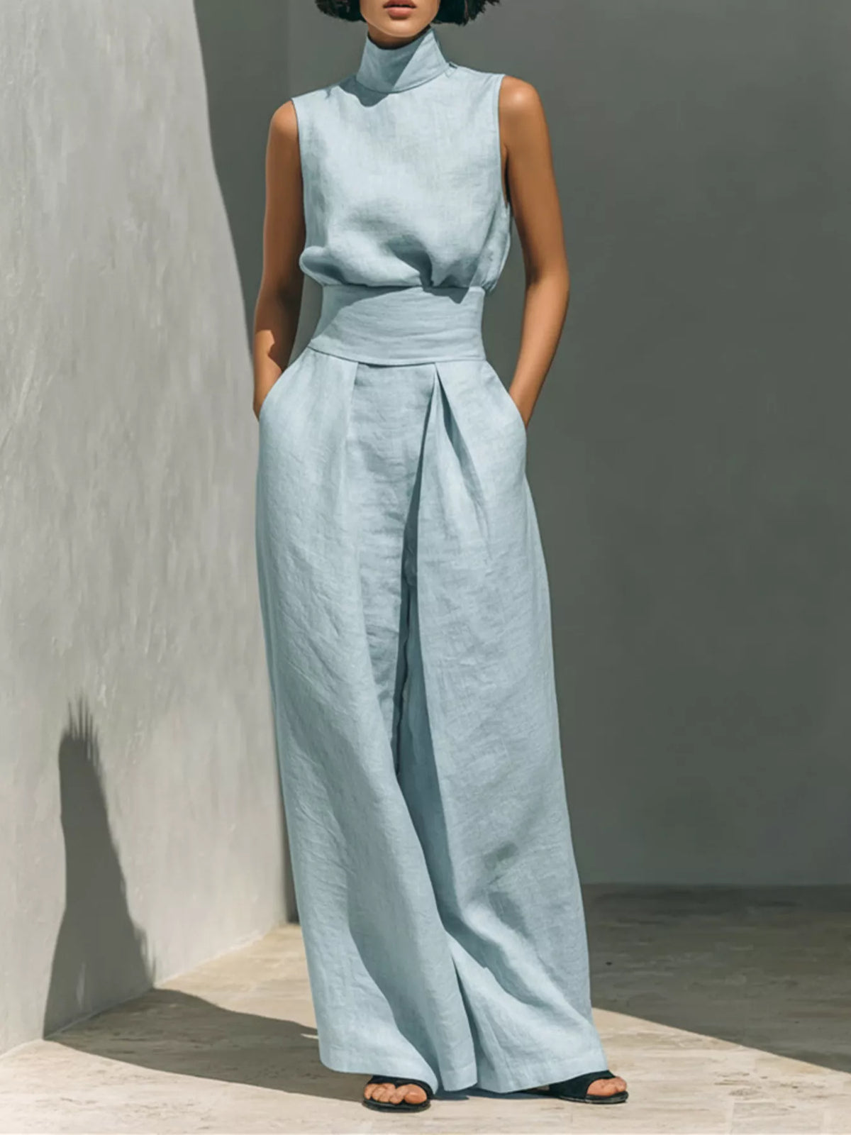 Combinaison Cléa taille smockée – photo produit 5