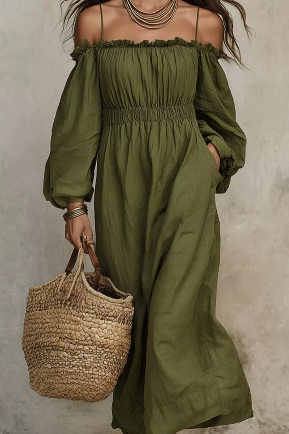 Robe Ilyana manches ballon – photo produit 2