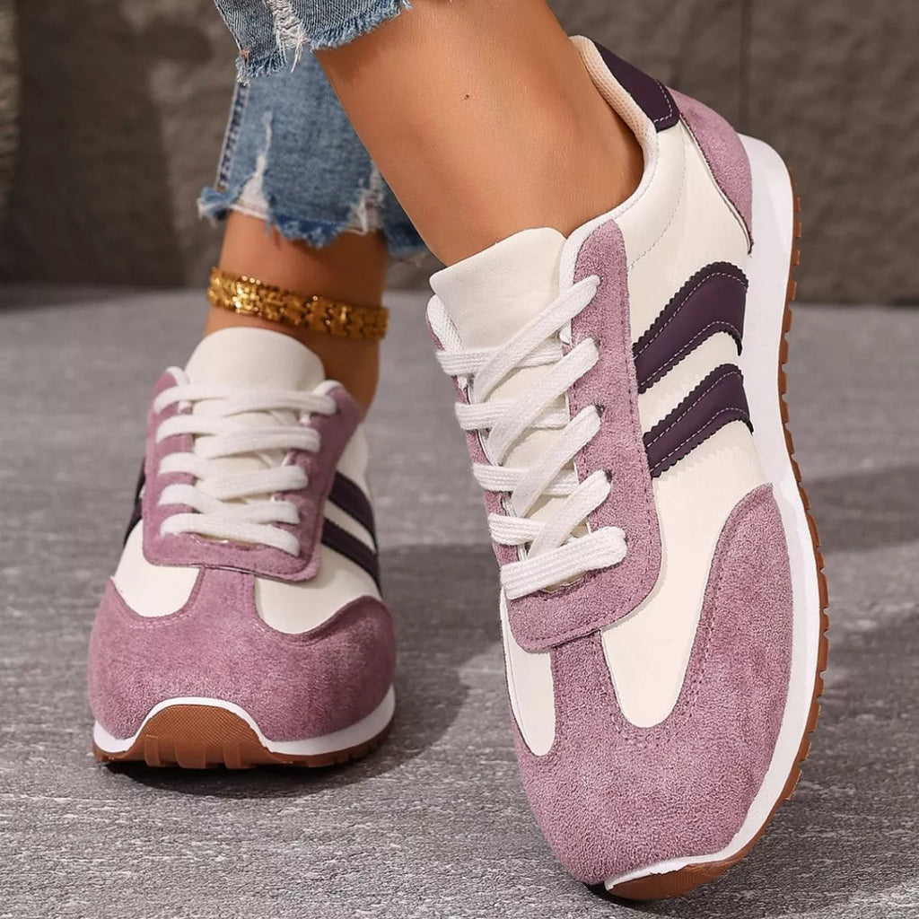 Baskets Nessa rayées – photo produit 2