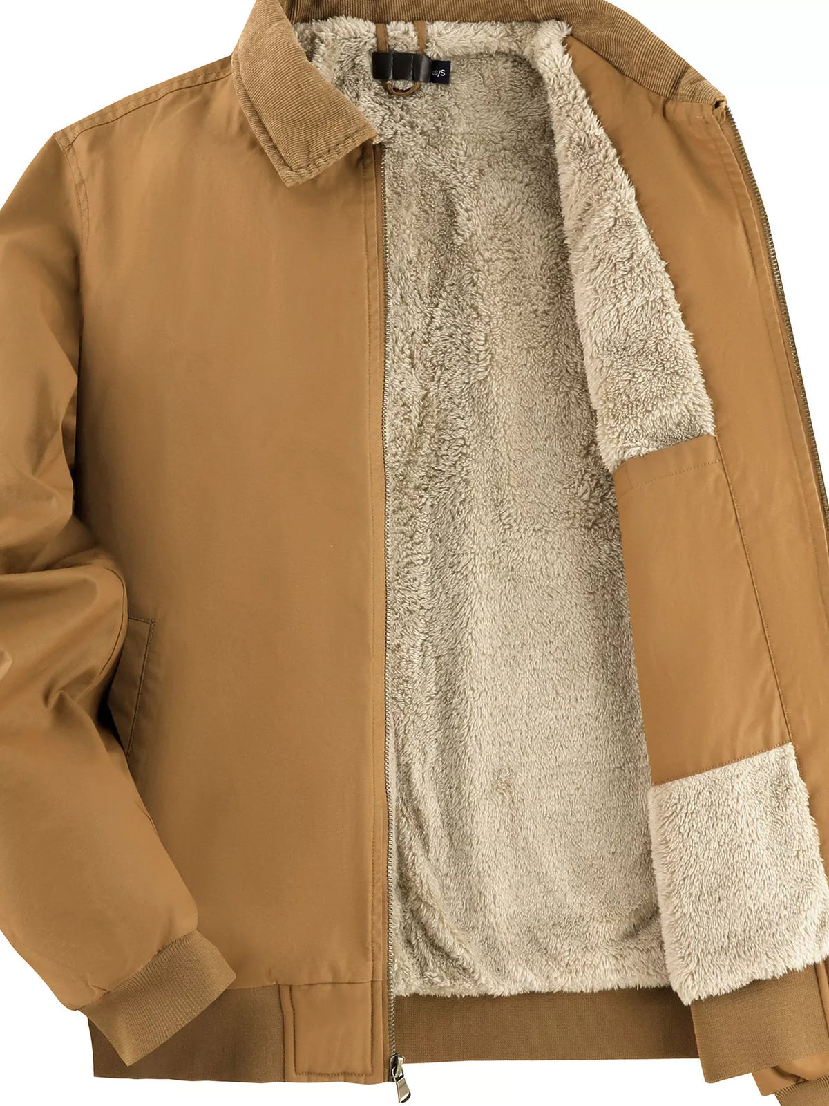 Blouson Elric – zippé doublé sherpa – photo produit 2