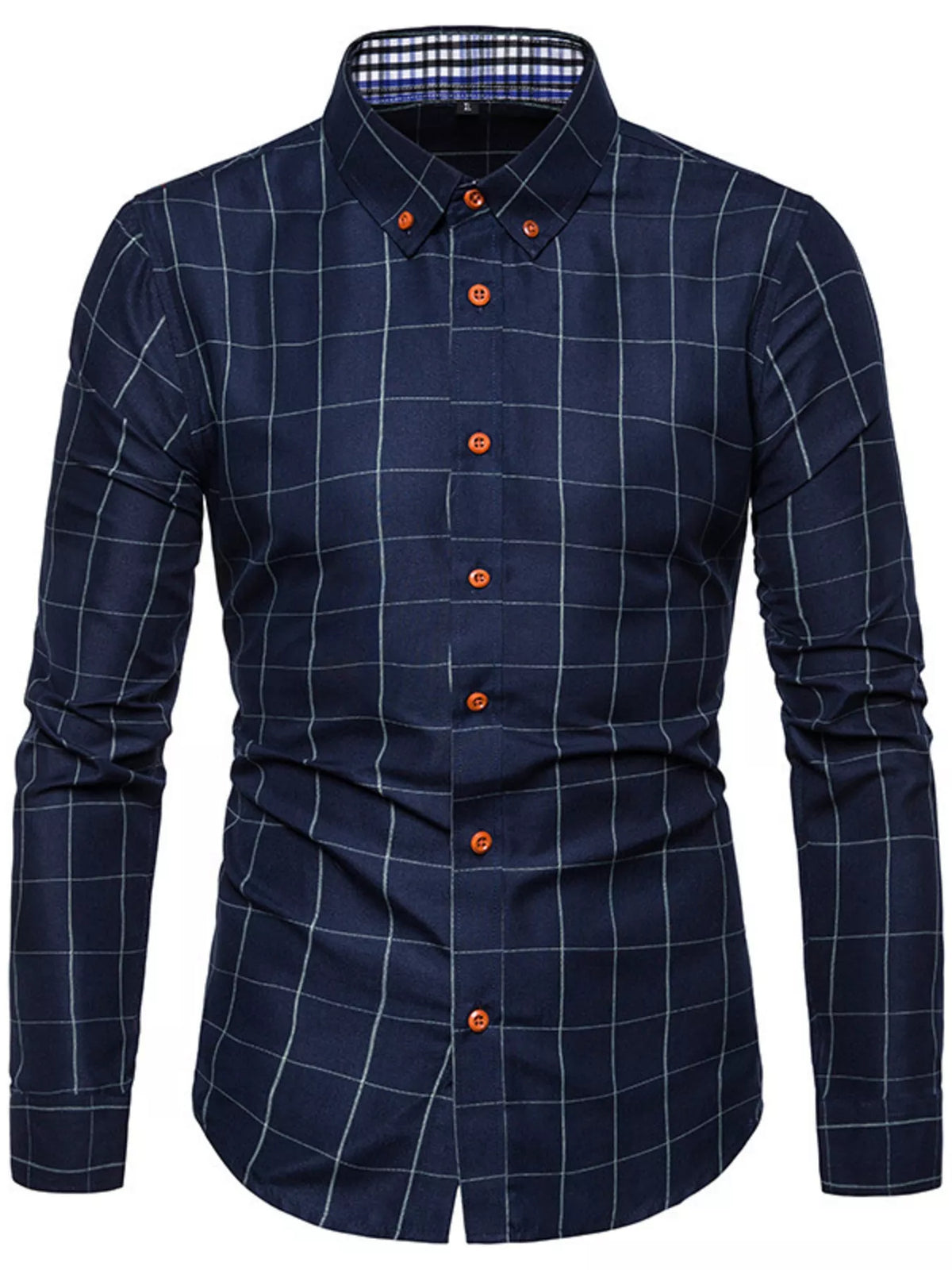 Chemise homme Esteban à carreaux grande taille – photo produit 7