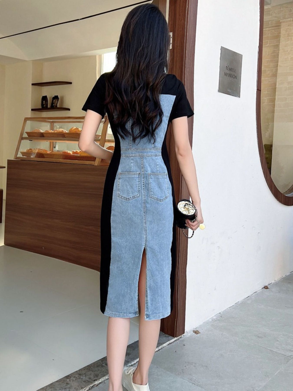 Robe en jean Jade grande taille – photo produit 3