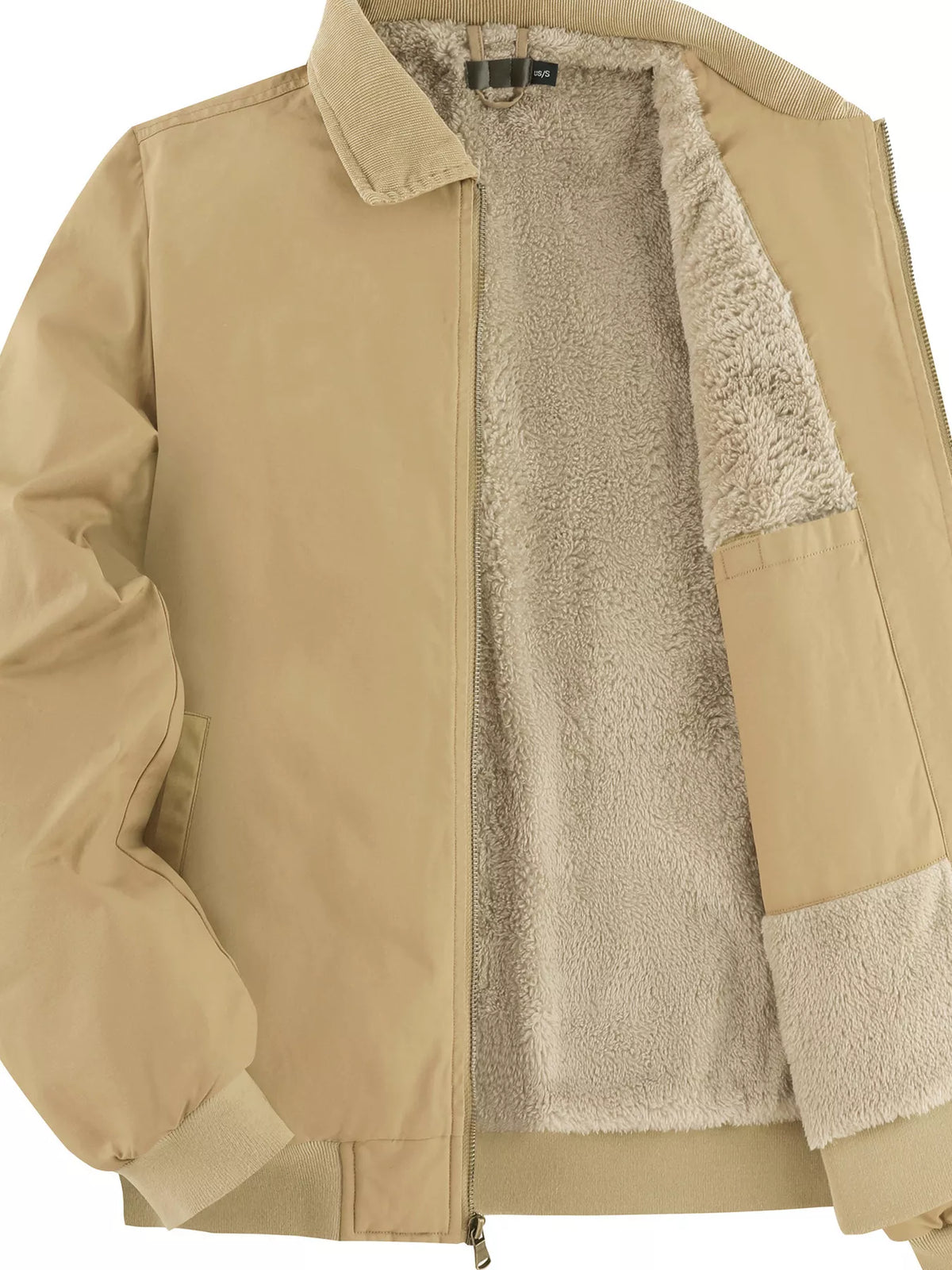 Blouson Elric – zippé doublé sherpa – photo produit 4